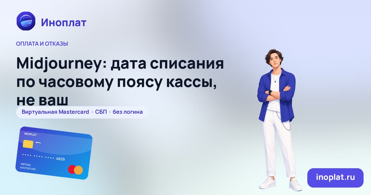 Midjourney: дата списания по часовому поясу кассы, не ваш